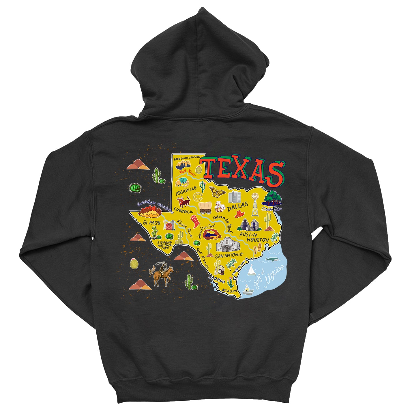 Texas Map Gift T-shirt