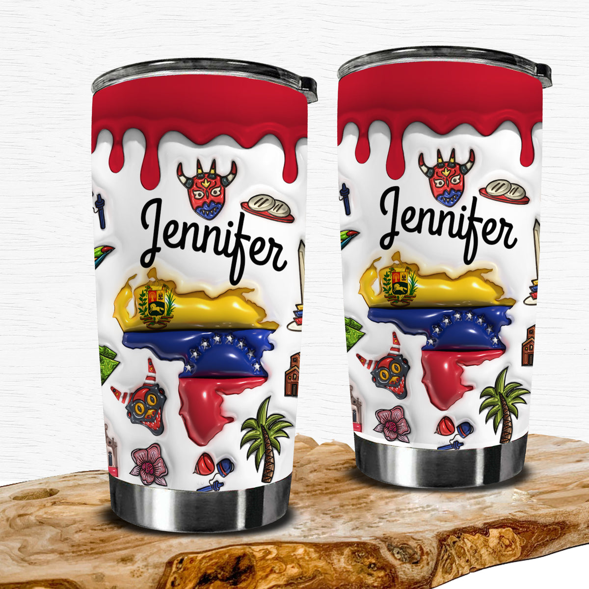 Custom Venezuela Tumbler For Venezuelan Gifts