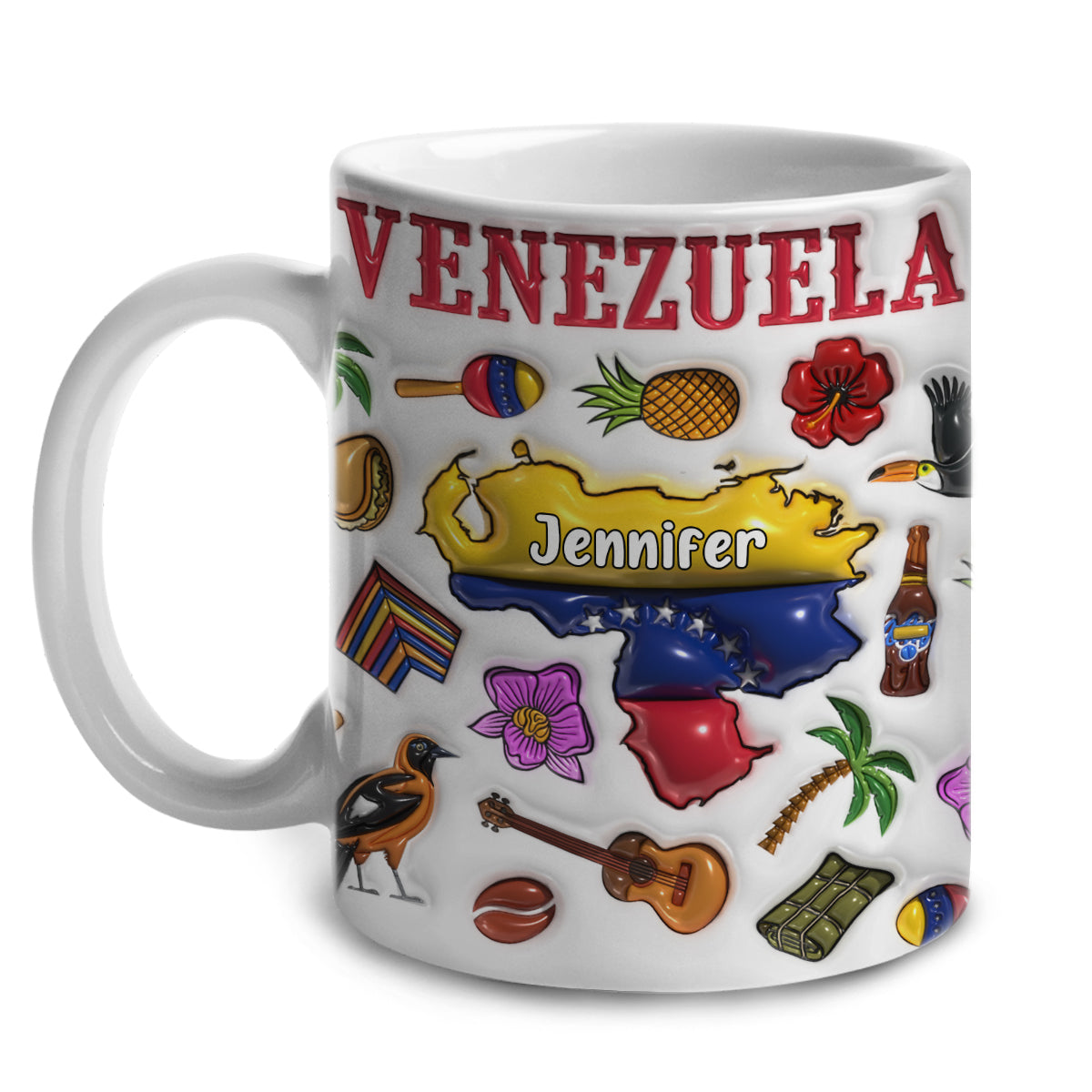 Custom Venezuela Coffee Mug Cup With Your Name