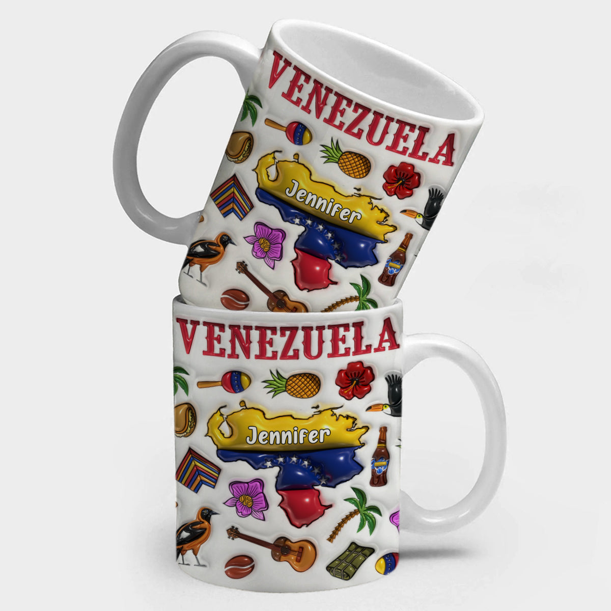 Custom Venezuela Coffee Mug Cup With Your Name