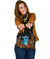 Dolphin Brown Leather Pattern Shoulder Handbag - Shoulder Handbag Pet Teezalo