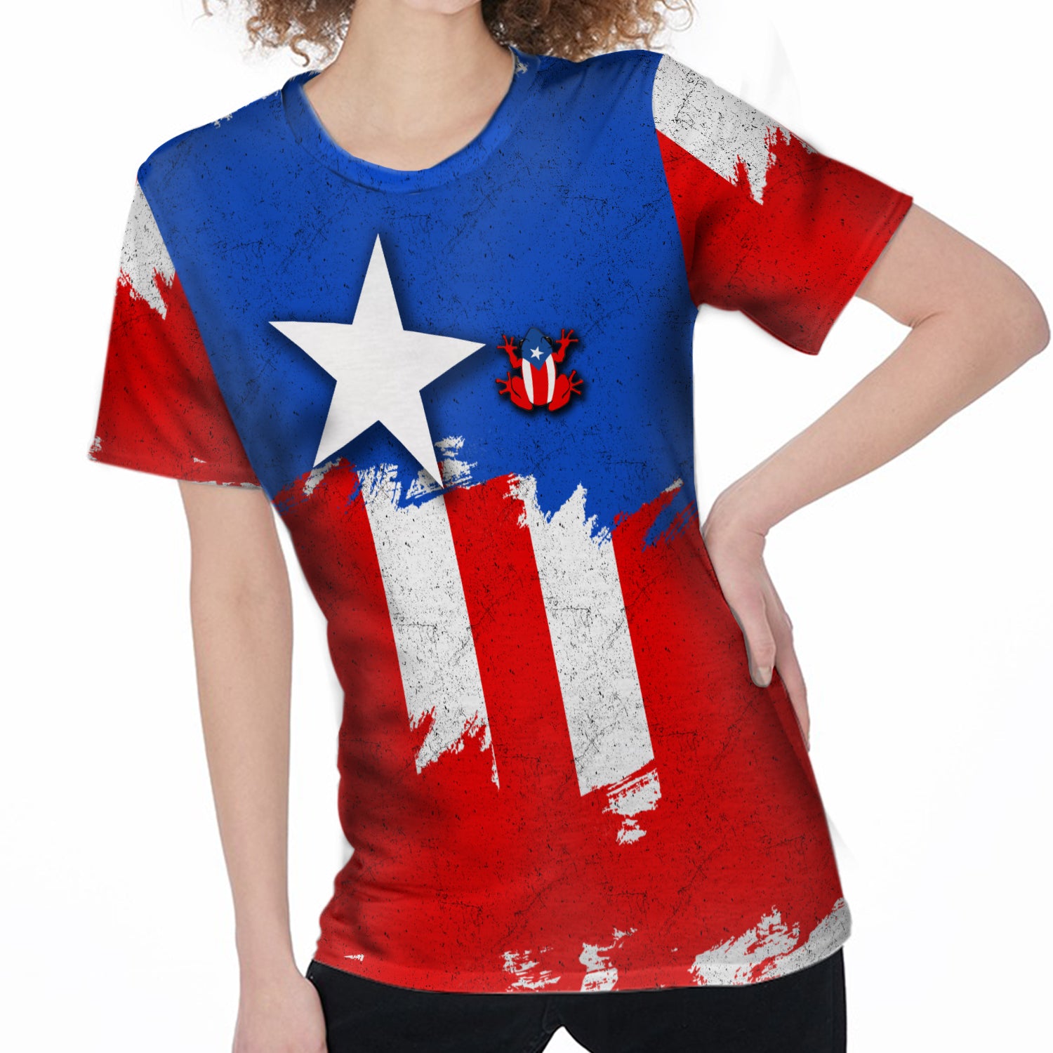 Puerto Rico Flag Cover Personalized Shirt For Puerto Rican