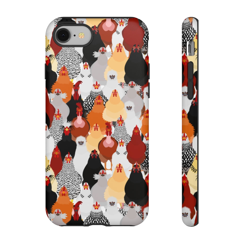 Love Chicken Phone Case Tough Case For iPhone 13 12 11 Samsung