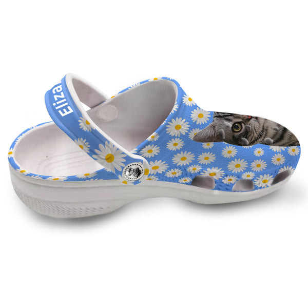 Personalized Cat Lover Colorfull Clog Slipper Shoes Printed 23FEB