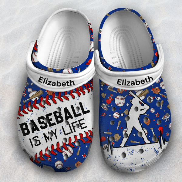 Custom discount baseball crocs