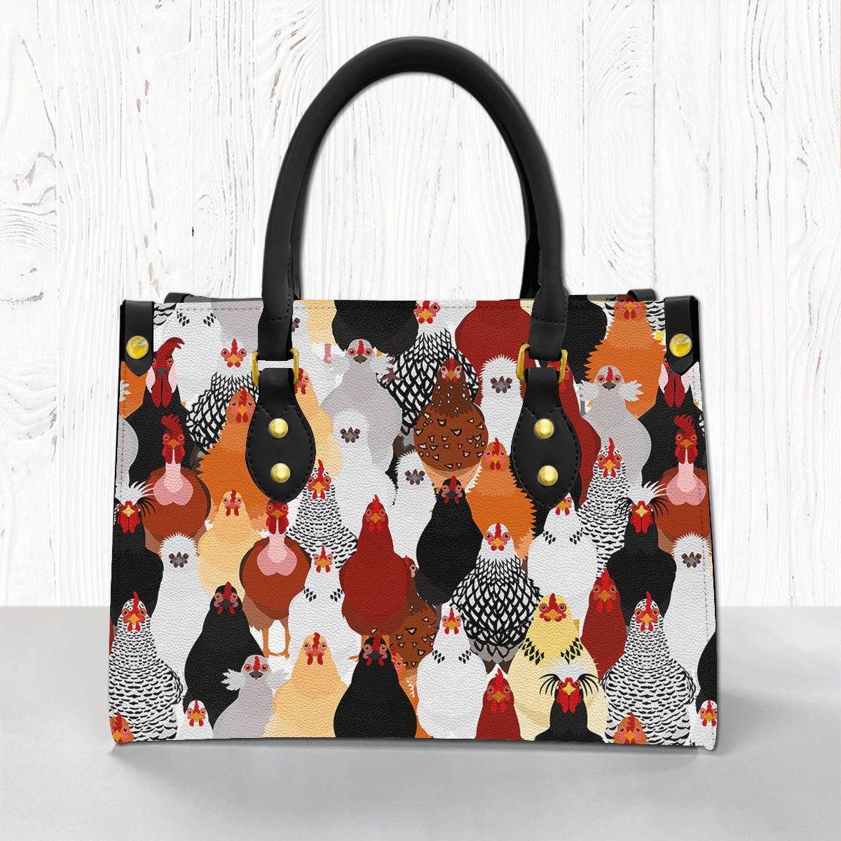 Leather best sale chicken purse