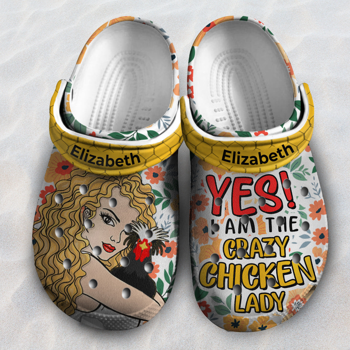 Chicken Personalized Clogs Shoes For Chicken Lovers TH0222