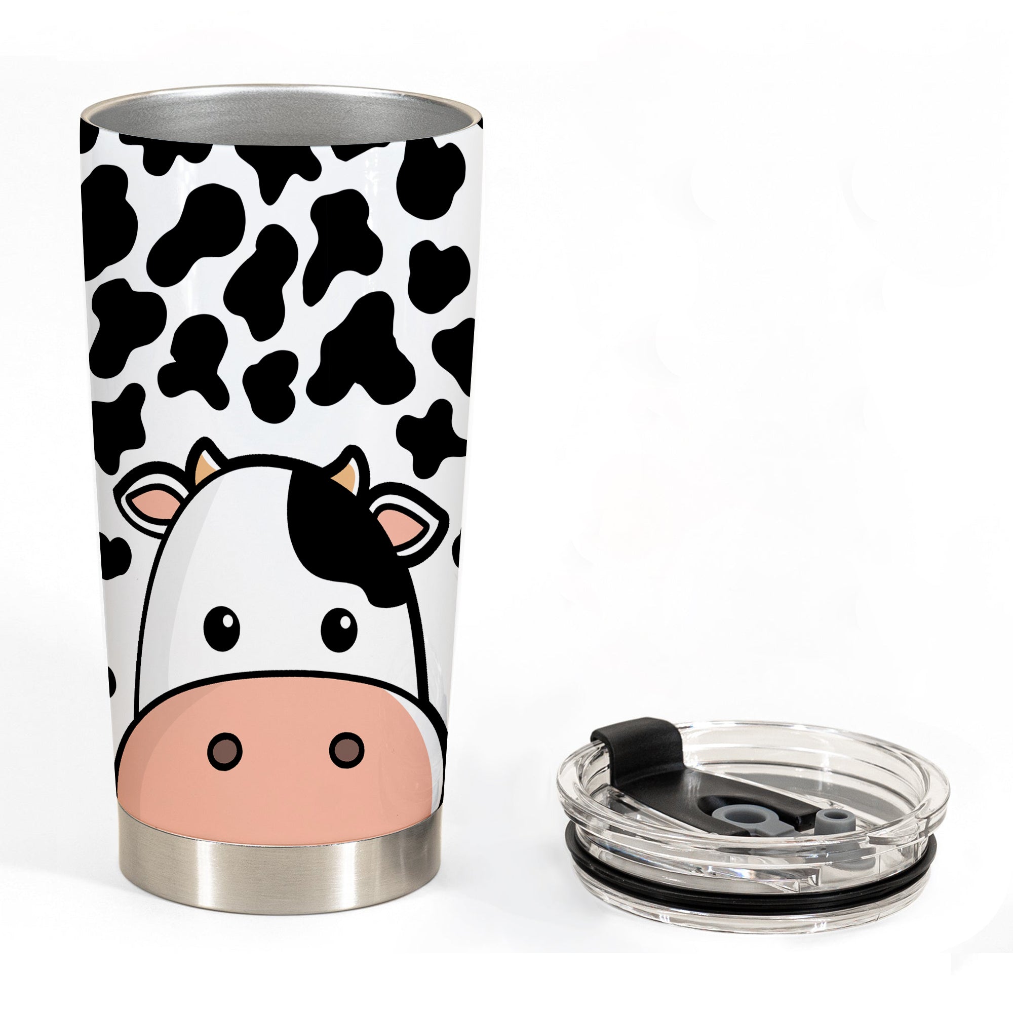 Funny Cow “Sarcasm” Frosted Glass Tumbler w/Bamboo Lid & Straw – Makayla  Rose Creations Inc.