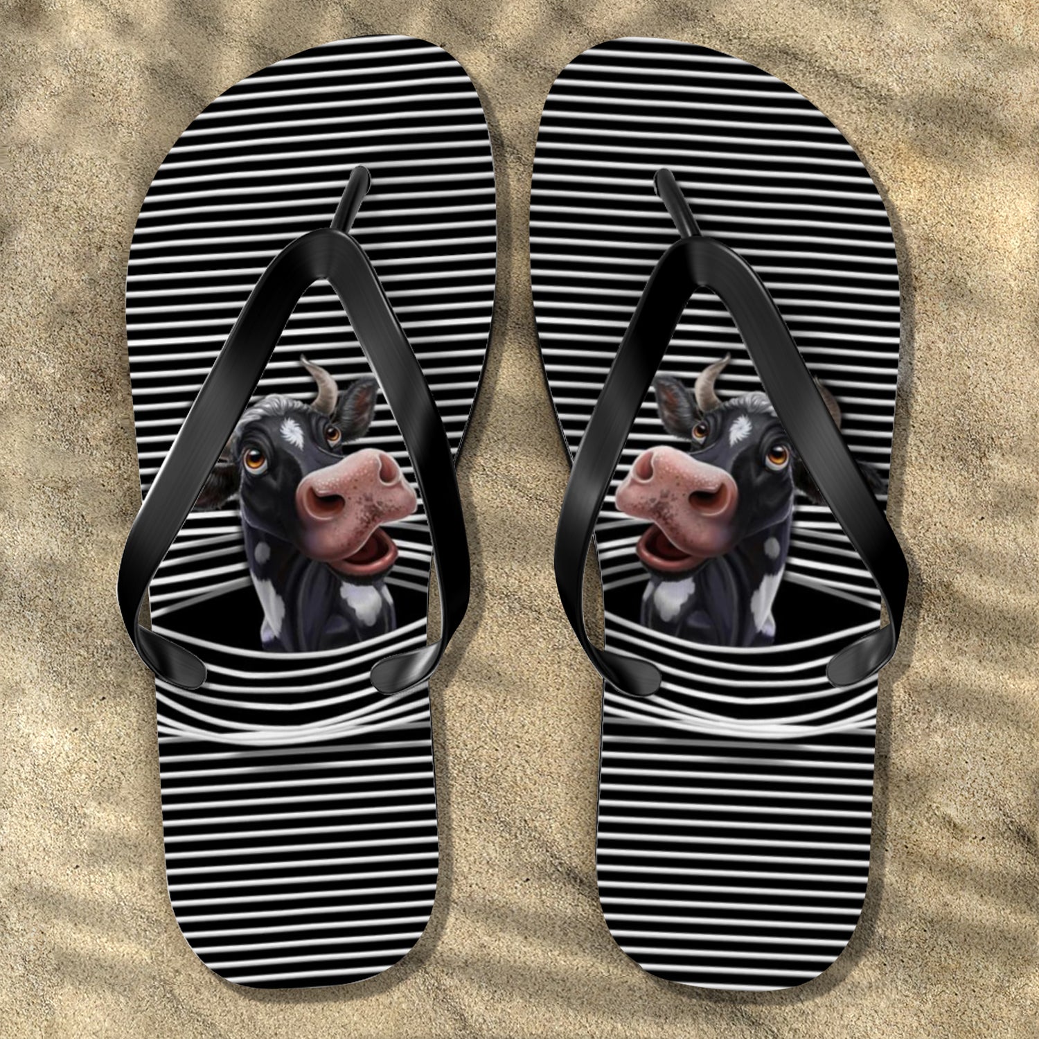 Horse Hole Flip Flops - Teezalo