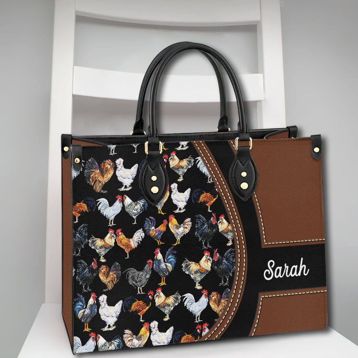 Leather chicken purse hot sale