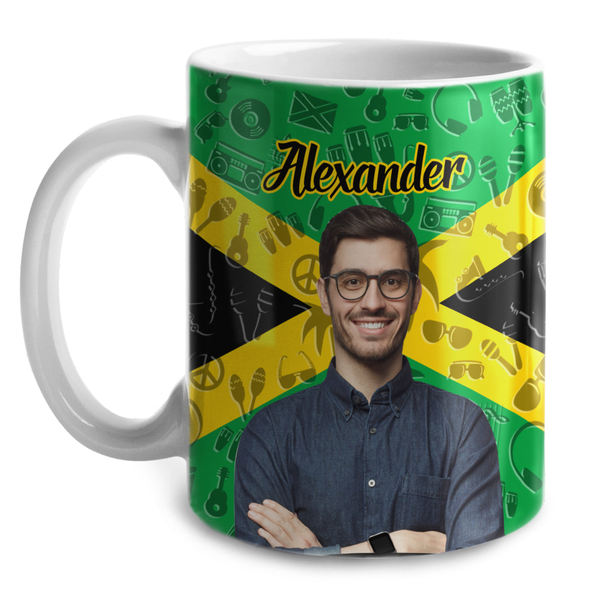 Custom Jamaica Coffee Mug With Your Photo