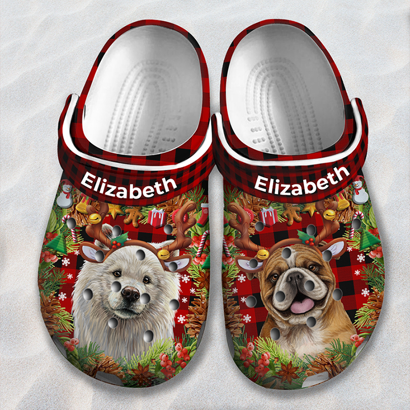 Personalized Pet Cat Dog Face Clogs Shoes - Teezalo