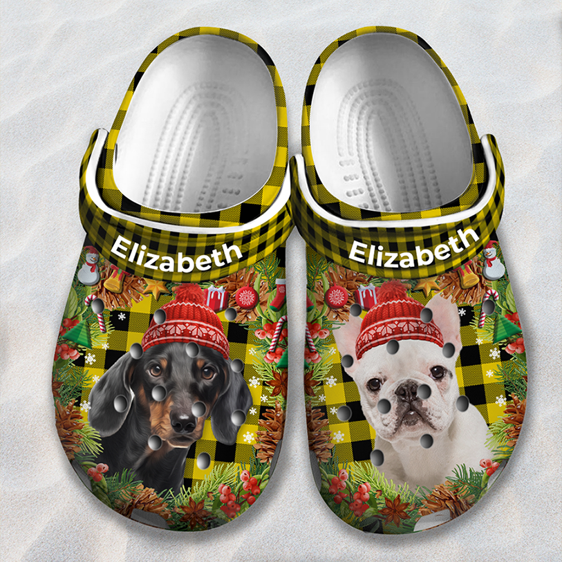 Custom Cat Pet Personalized Clogs Shoes Gift for Cat Lovers HH1003 - Women's US5