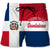 Proud To Be Dominican Flag Men Beach Shorts