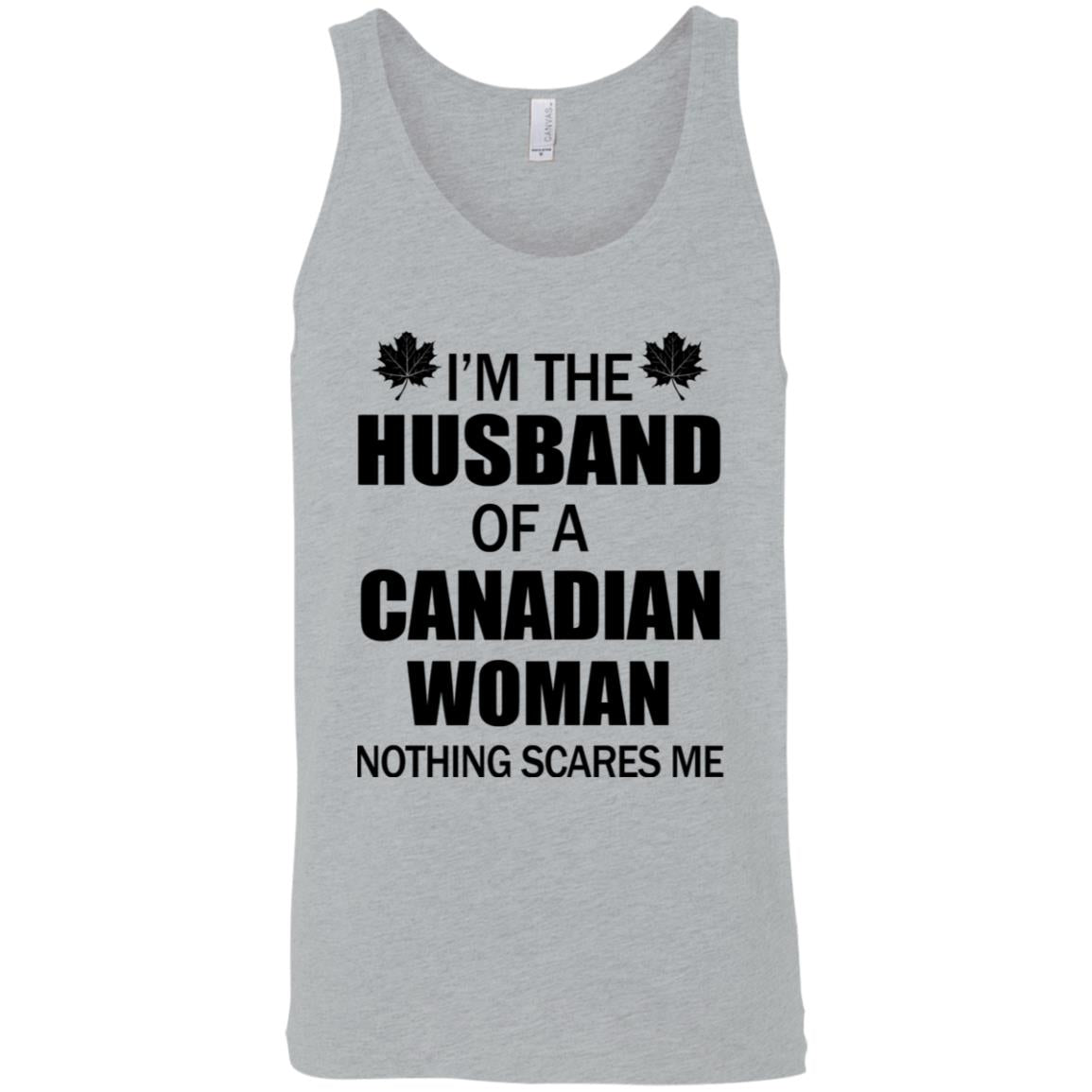 I'm The Husband Of A Canadian Woman T-Shirt - T-shirt Teezalo