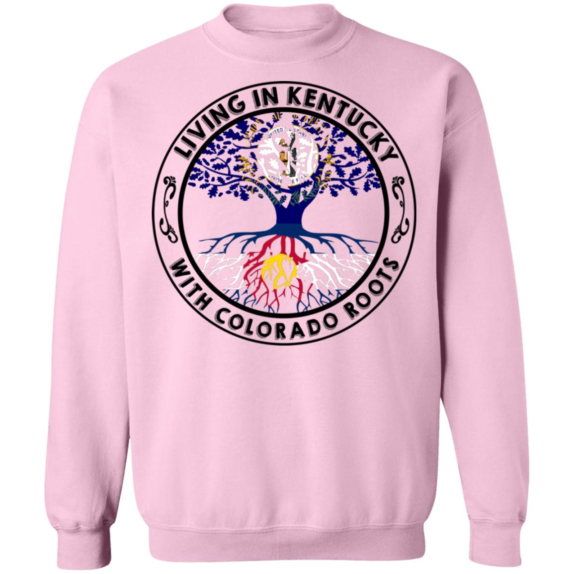 Living In Kentucky With Colorado Roots Hoodie - Hoodie Teezalo