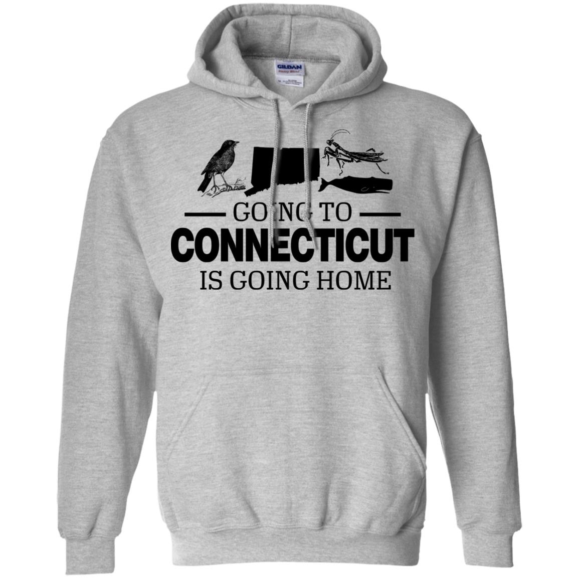 Going To Connecticut Is Going Home Hoodie - Hoodie Teezalo