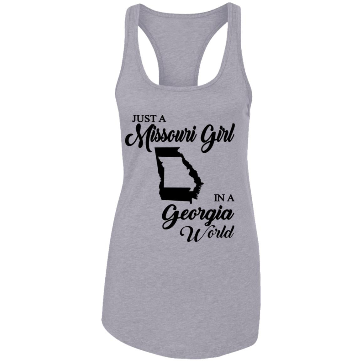 Just A Missouri Girl In A Georgia World T-Shirt - T-shirt Teezalo