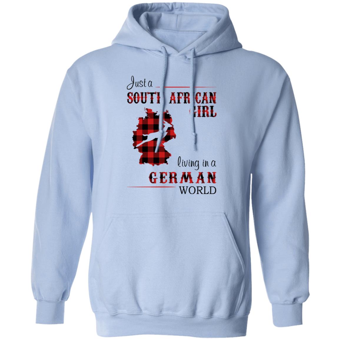 South African Girl Living In German World T-Shirt - T-shirt Teezalo