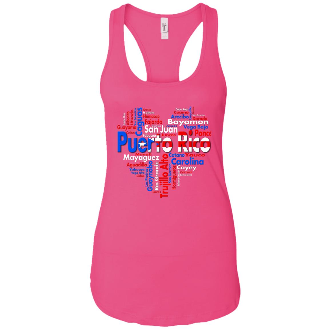 Puerto Rico City Heart T Shirt - T-shirt Teezalo