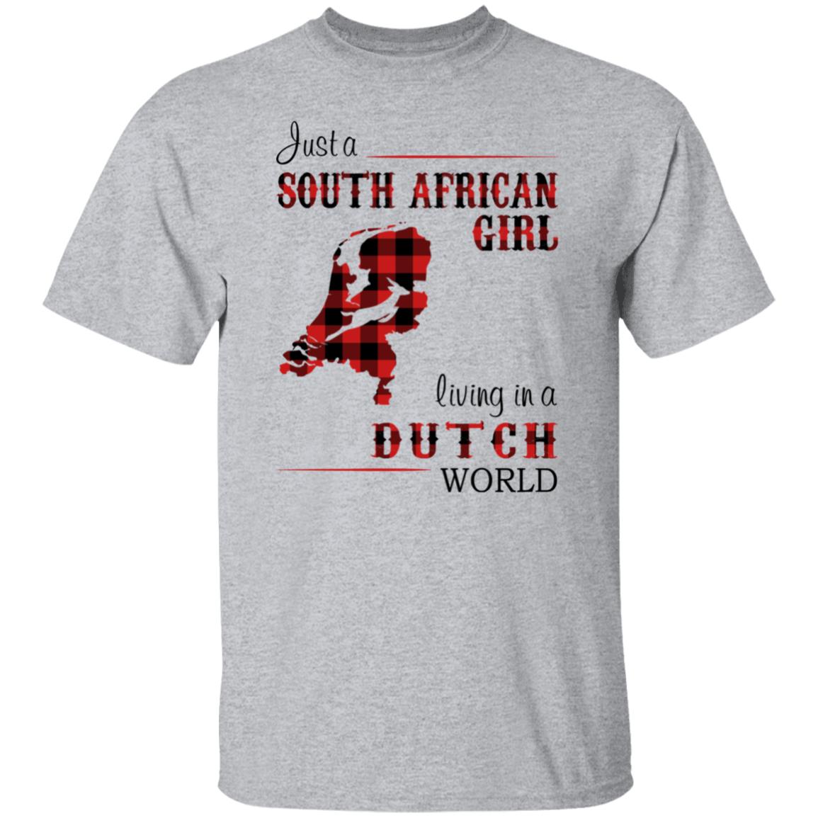 South African Girl Living In Dutch World T-Shirt - T-shirt Teezalo