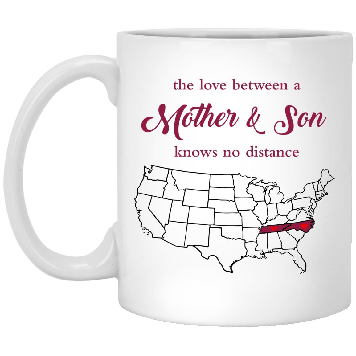 Tennessee North Carolina The Love Between Mother And Son Mug - Mug Teezalo