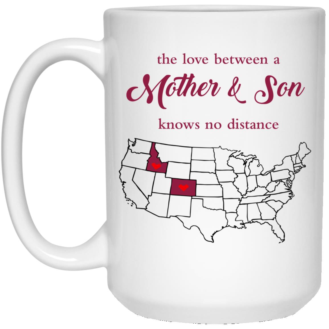 Colorado Idaho The Love Between Mother And Son Mug - Mug Teezalo