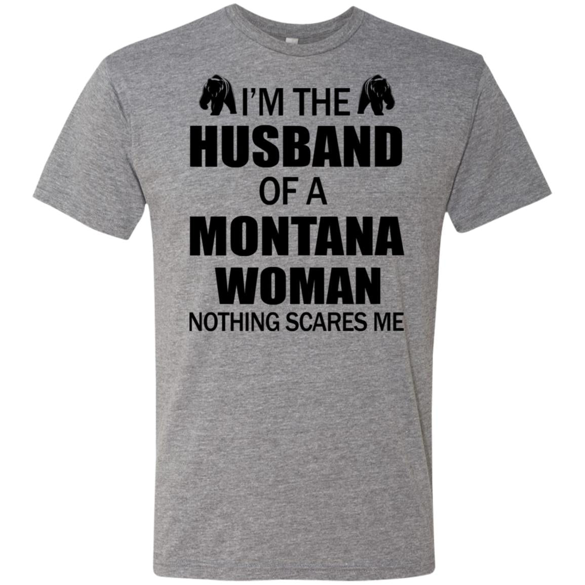 I&#39;m The Husband Of A Montana Woman T-Shirt - T-shirt Teezalo