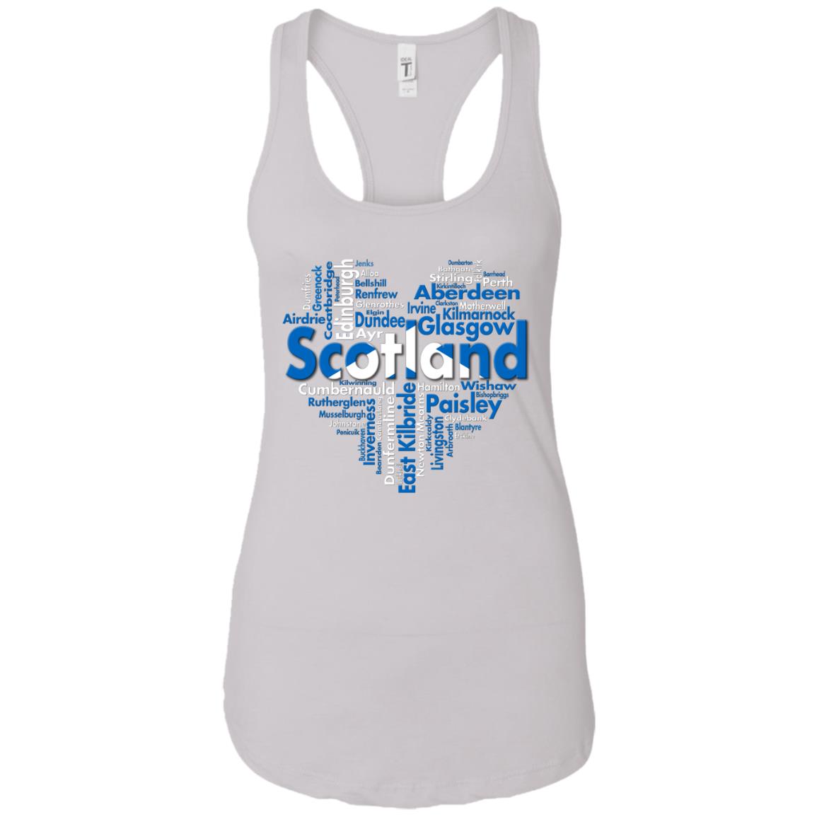 Scotland City Heart T-Shirt - T-shirt Teezalo