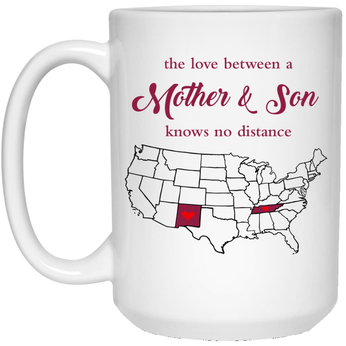 Tennessee New Mexico The Love Between Mother And Son Mug - Mug Teezalo