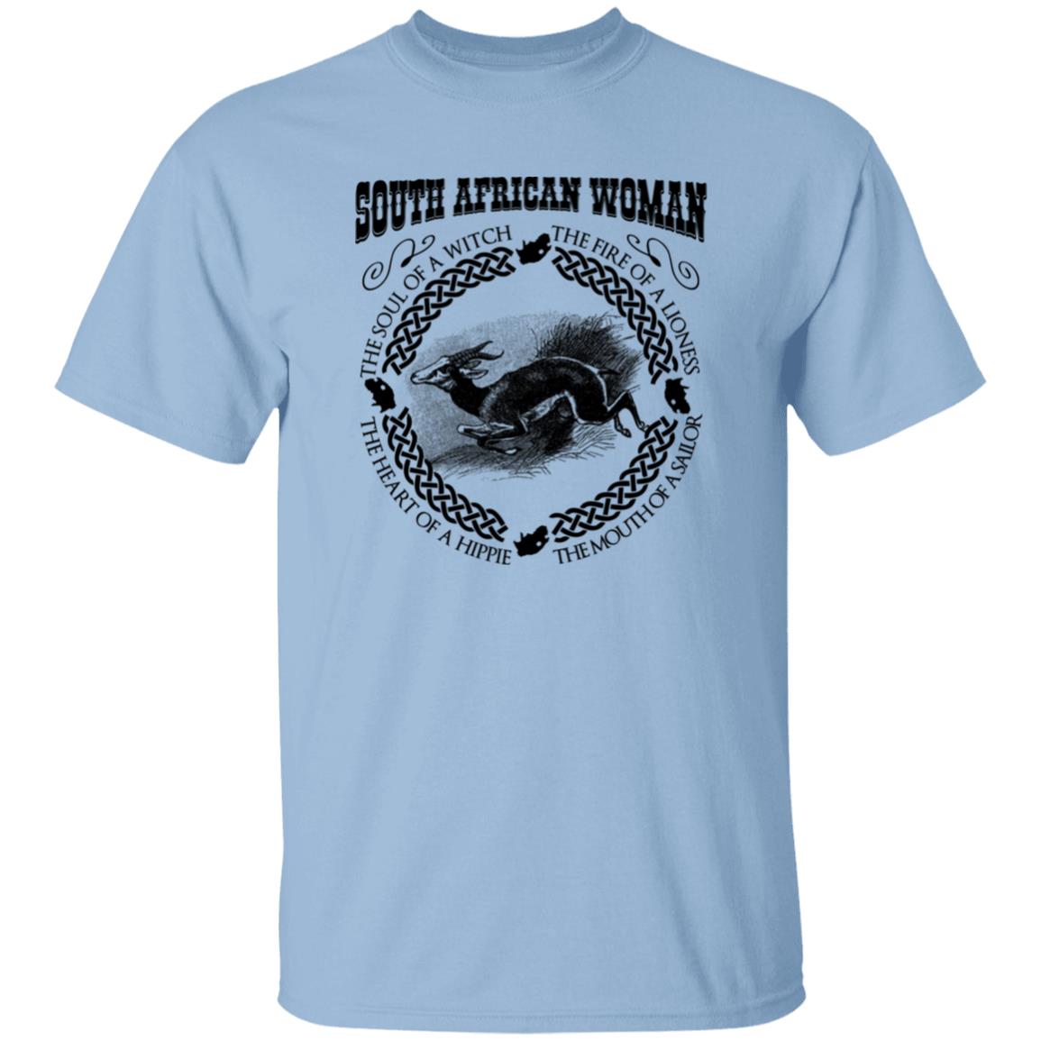 South African Woman The Soul Of A Witch T-Shirt - T-shirt Teezalo