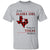 Just An Alaska Girl Living In A Texas World T-shirt - T-shirt Born Live Plaid Red Teezalo