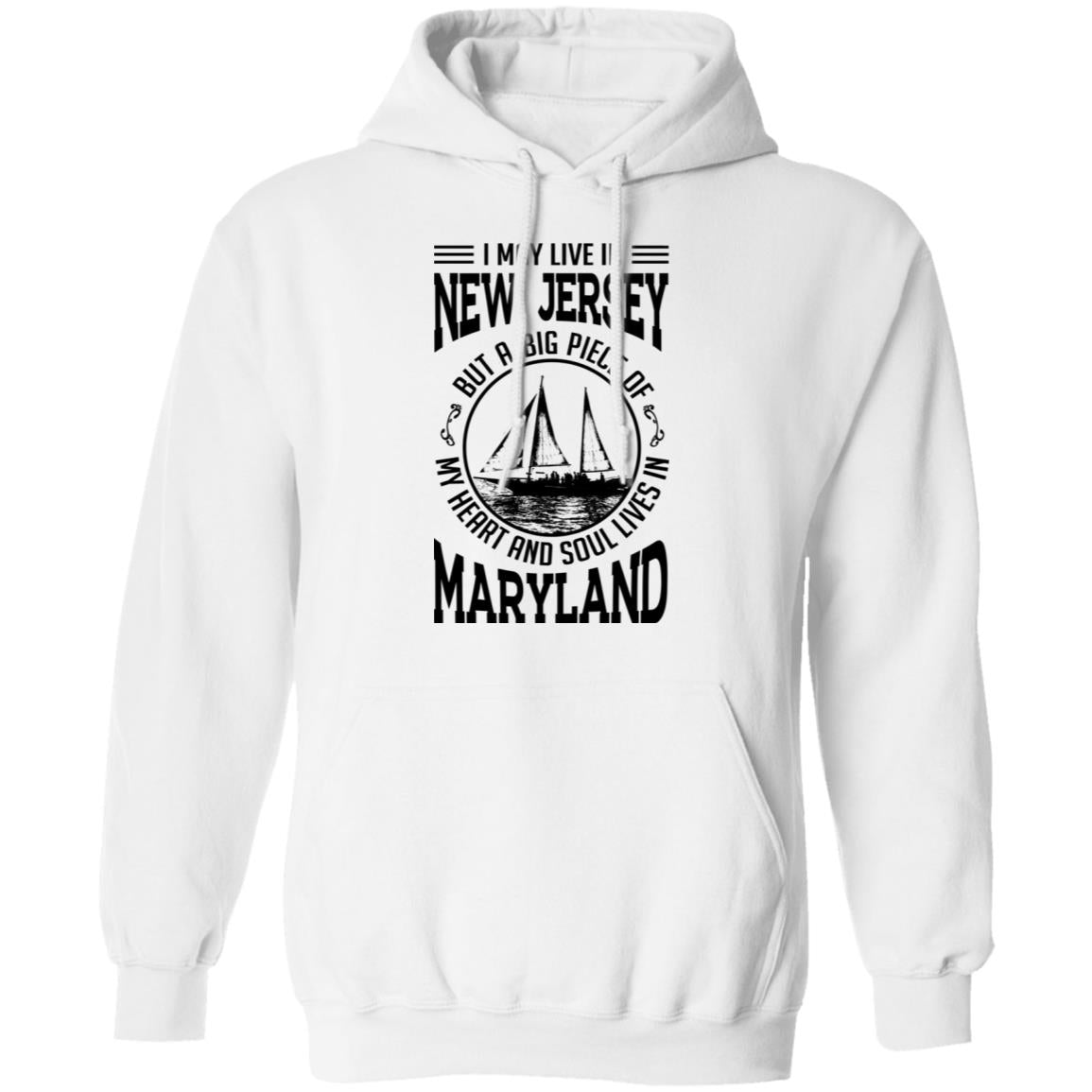 Live In New Jersey My Soul Lives In Maryland T-Shirt - T-shirt Teezalo