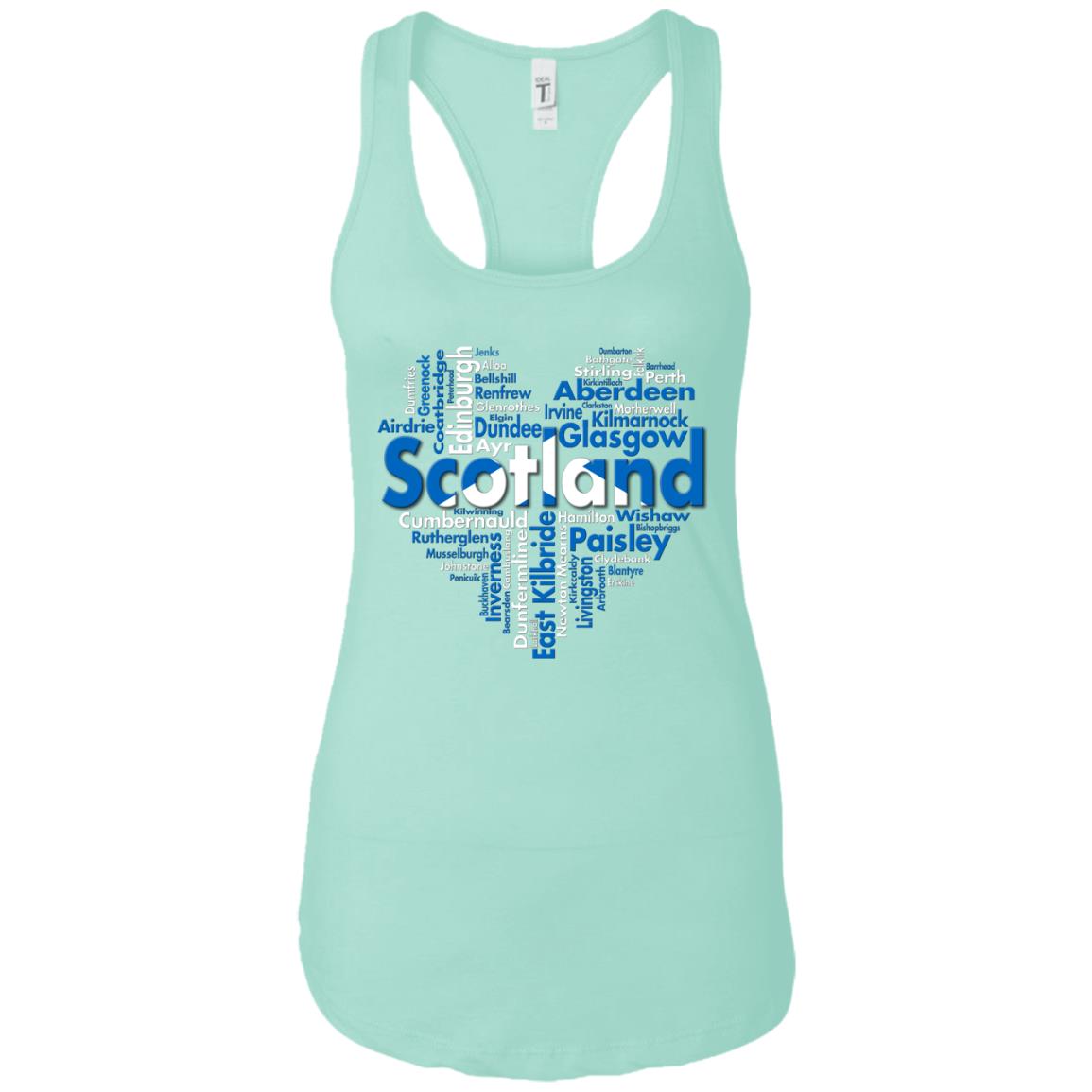 Scotland City Heart T-Shirt - T-shirt Teezalo