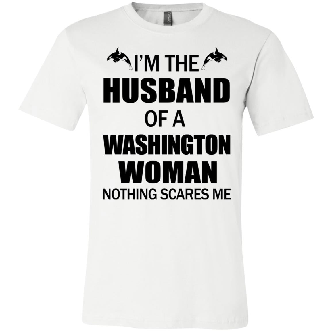 I'm The Husband Of A Washington Woman T-Shirt - T-shirt Teezalo