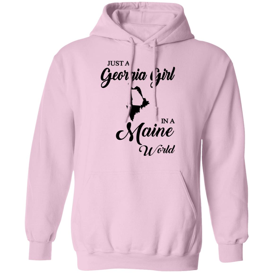 Just A Georgia Girl In A Maine World T-Shirt - T-Shirt Teezalo