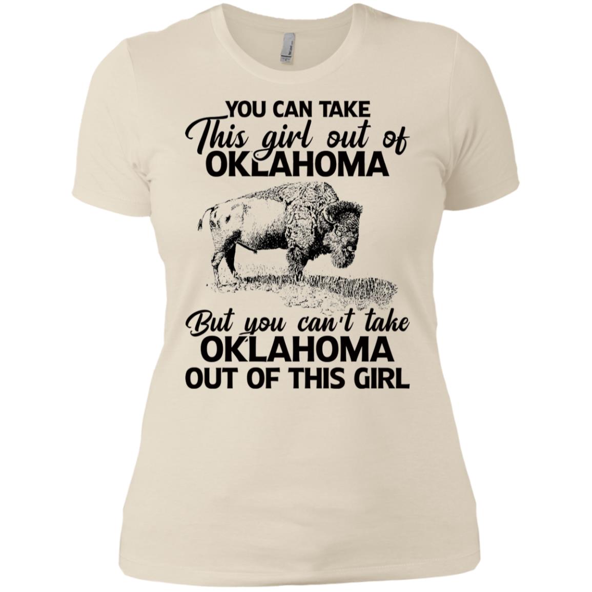 You Can&#39;t Take Oklahoma Out Of This Girl T Shirt - T-shirt Teezalo