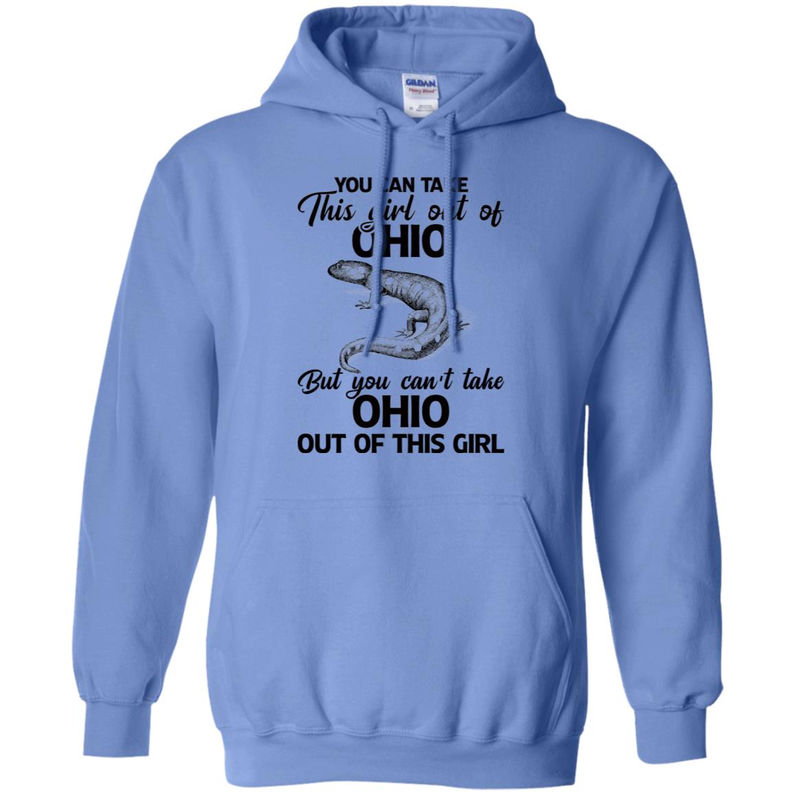 You Can't Take Ohio Out Of This Girl T-Shirt - T-shirt Teezalo