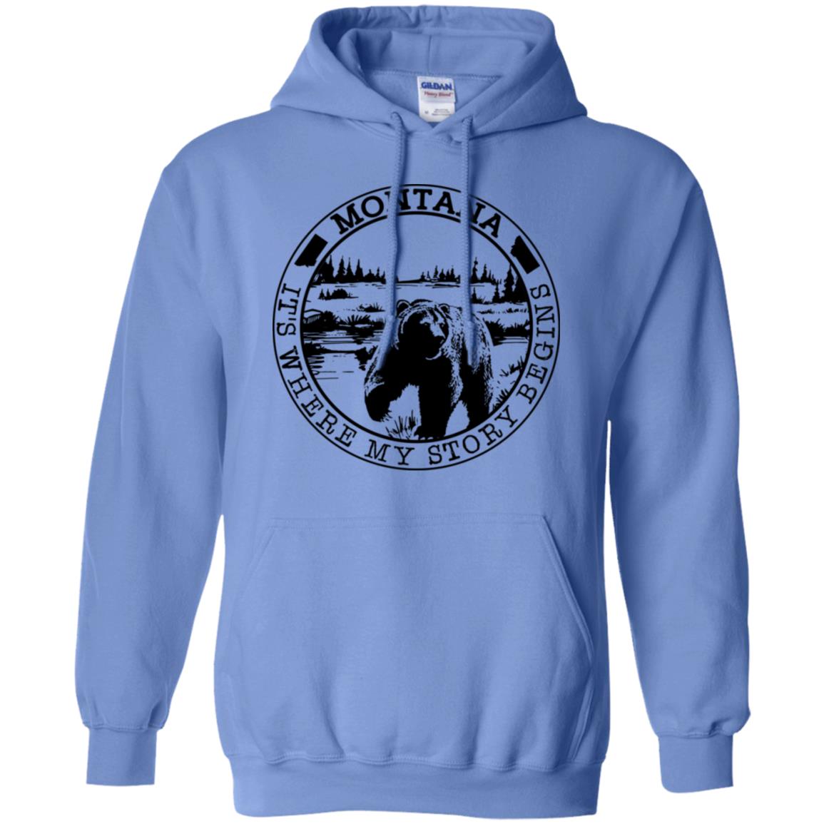 Montana It's Where My Story Begins T-Shirt - T-shirt Teezalo