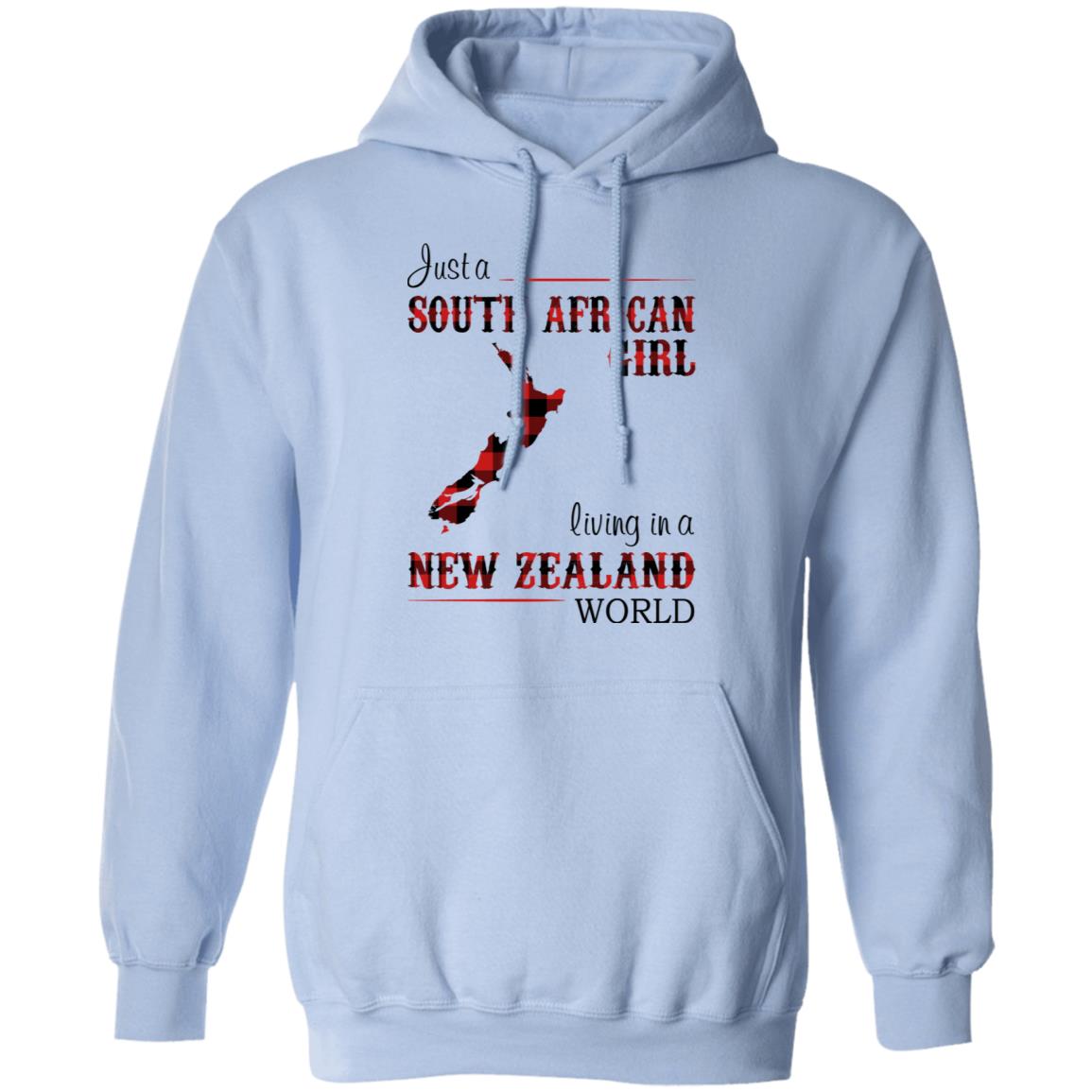 South African Girl Living In New Zealand World T-Shirt - T-shirt Teezalo