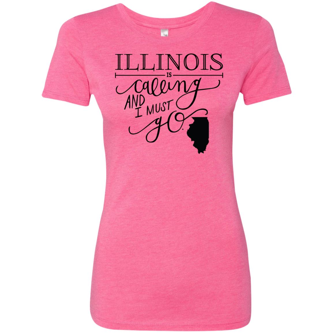 Illinois Is Calling And I Must Go Hoodie - Hoodie Teezalo