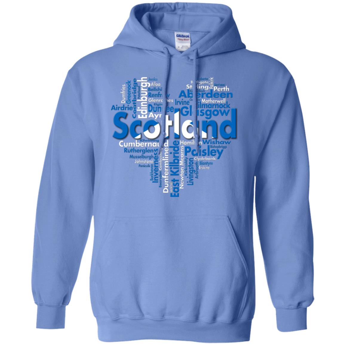 Scotland City Heart T-Shirt - T-shirt Teezalo