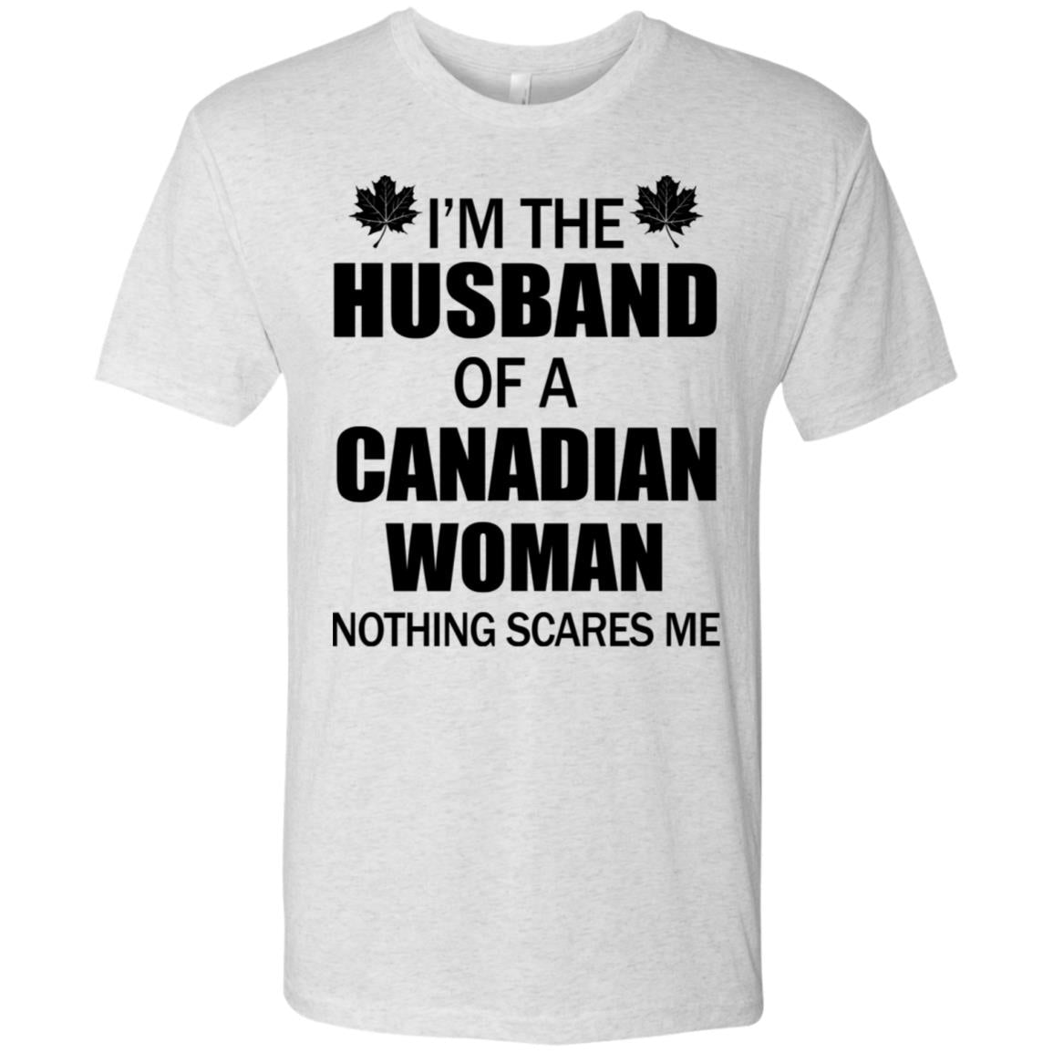 I'm The Husband Of A Canadian Woman T-Shirt - T-shirt Teezalo