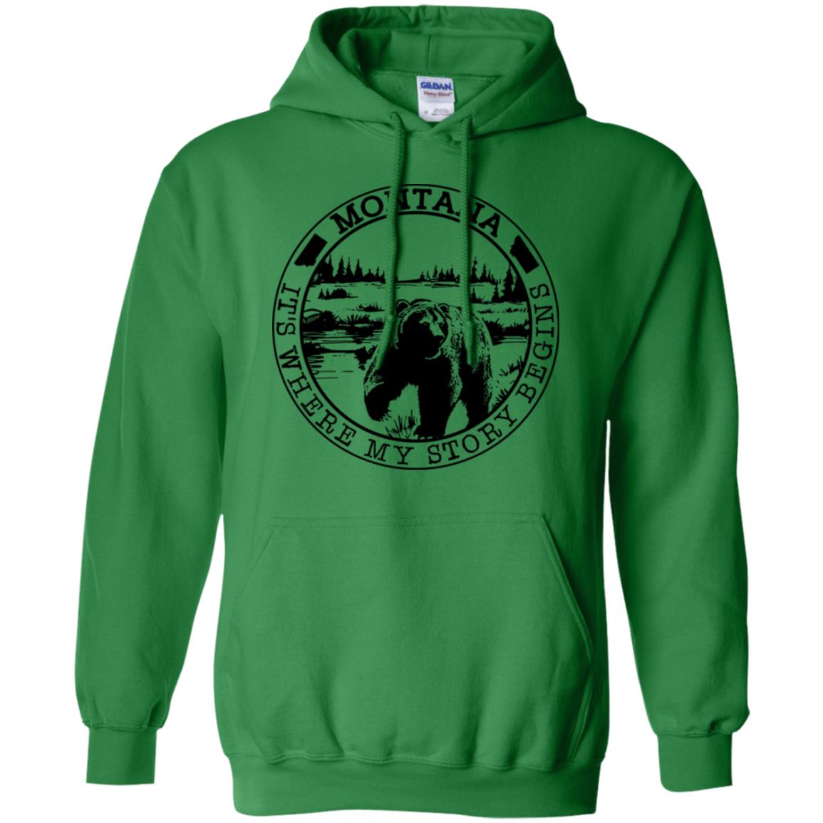 Montana It's Where My Story Begins T-Shirt - T-shirt Teezalo