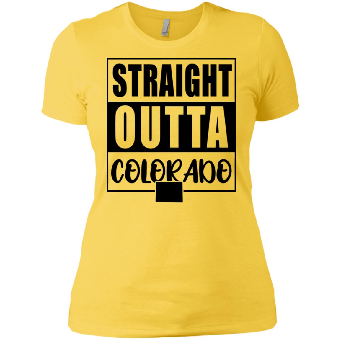 Straight Outta Colorado T-Shirt - T-shirt Teezalo