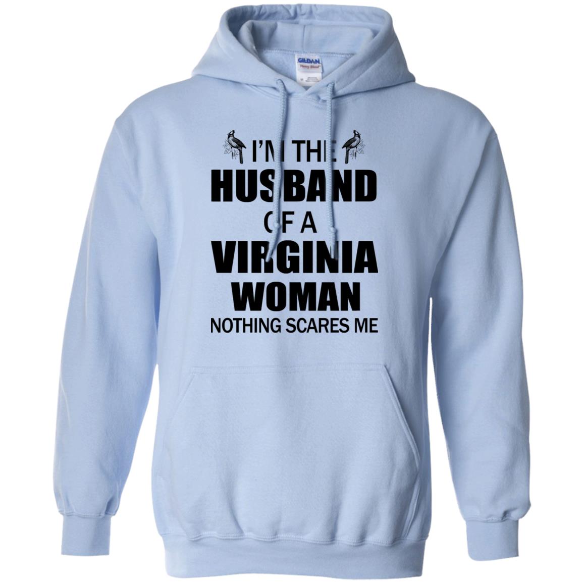 I'm The Husband Of A Virginia Woman T-Shirt - T-shirt Teezalo