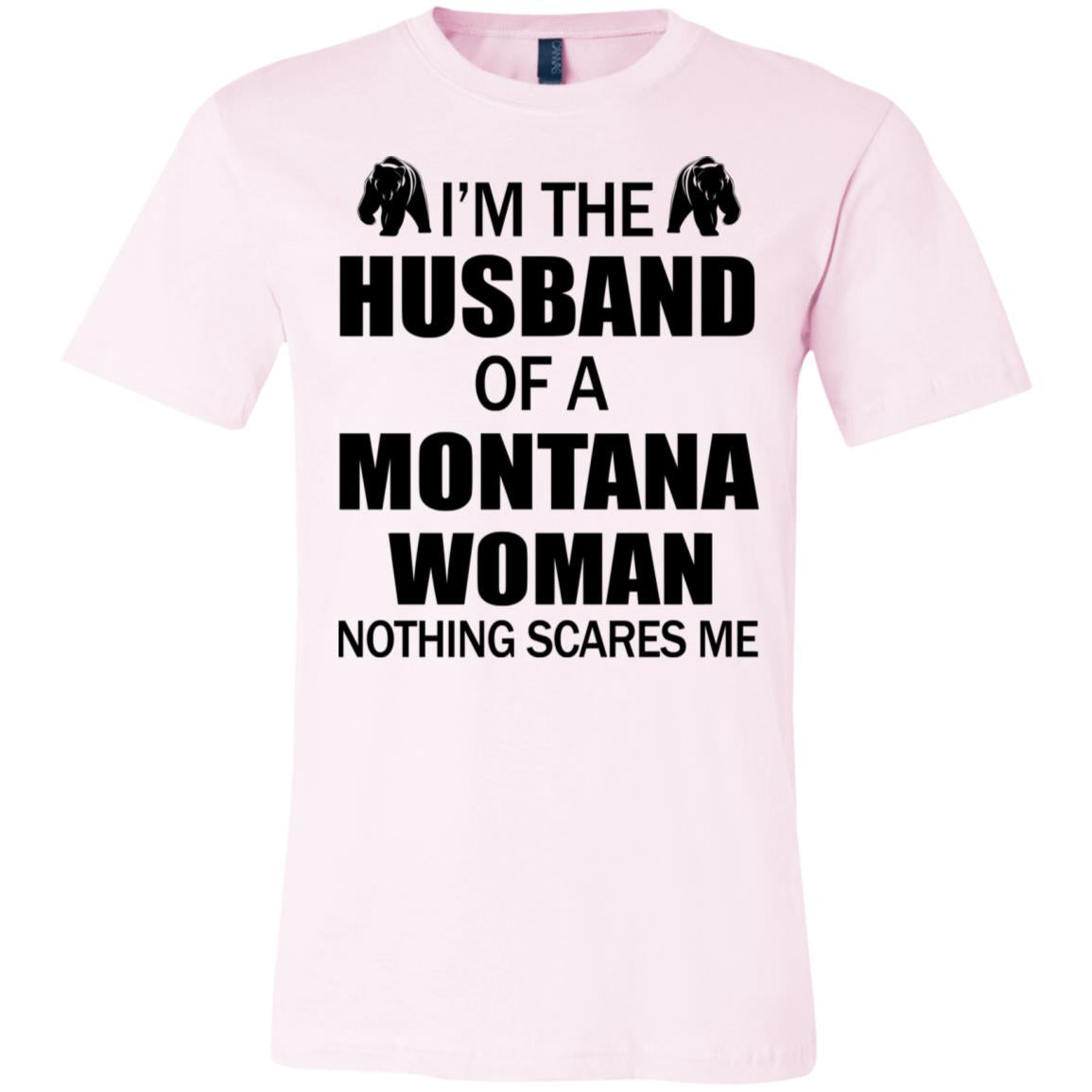 I'm The Husband Of A Montana Woman T-Shirt - T-shirt Teezalo