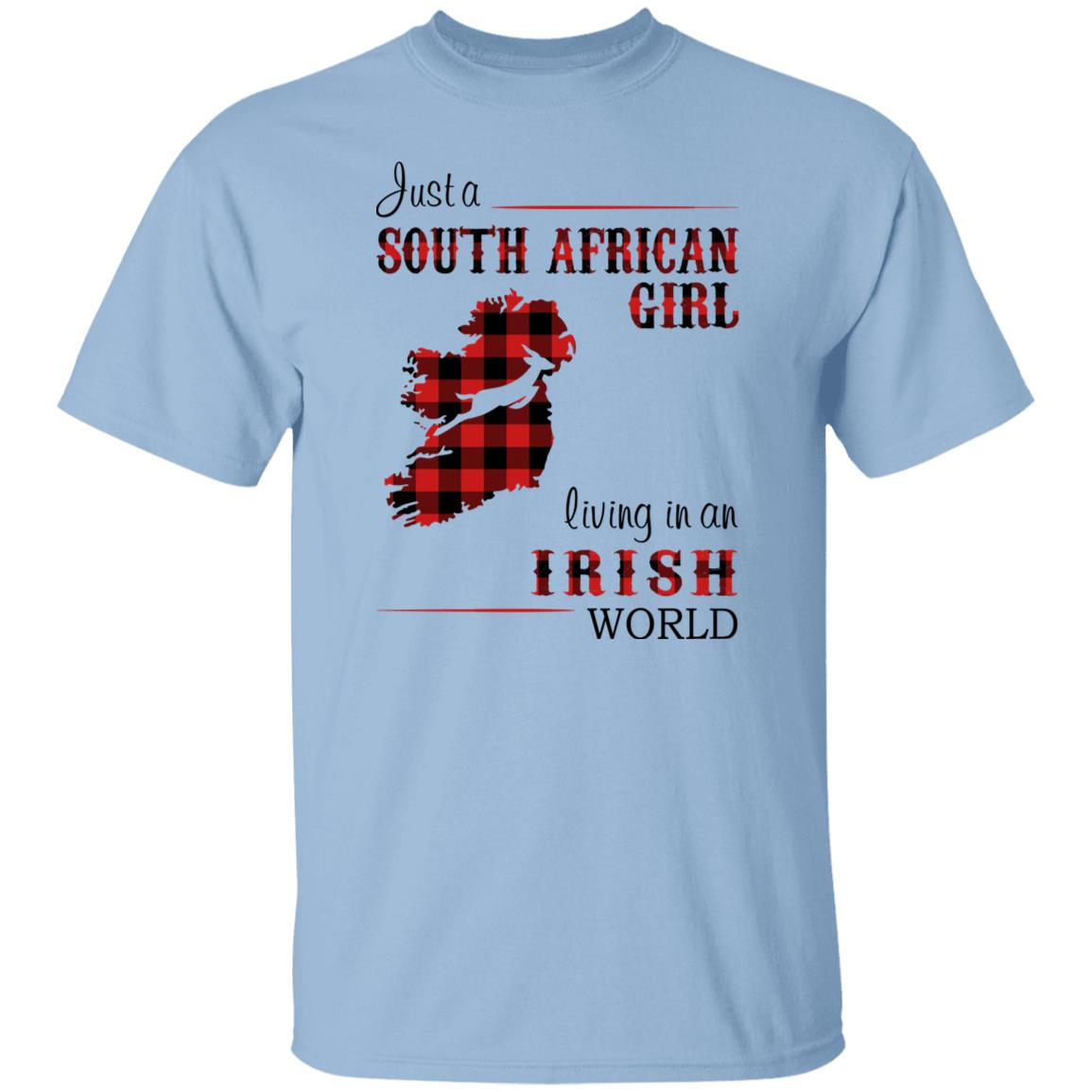 South African Girl Living In Irish World T-Shirt - T-shirt Teezalo