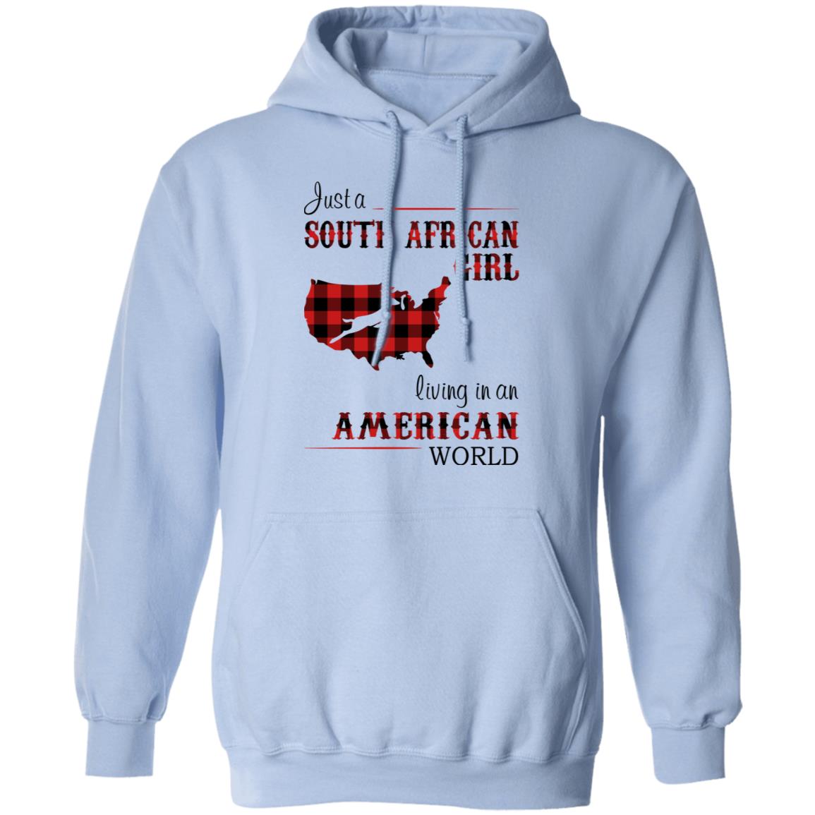 South African Girl Living In American World T-Shirt - T-shirt Teezalo