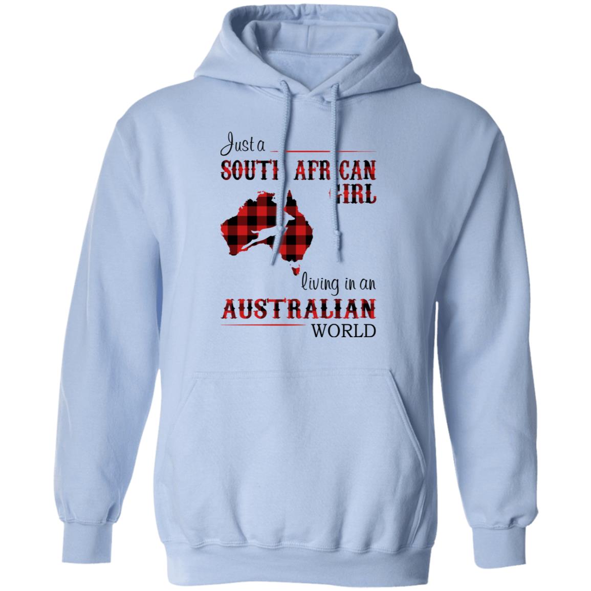 South African Girl Living In Australian World T-Shirt - T-shirt Teezalo